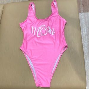 Pink One Piece Swimsuit